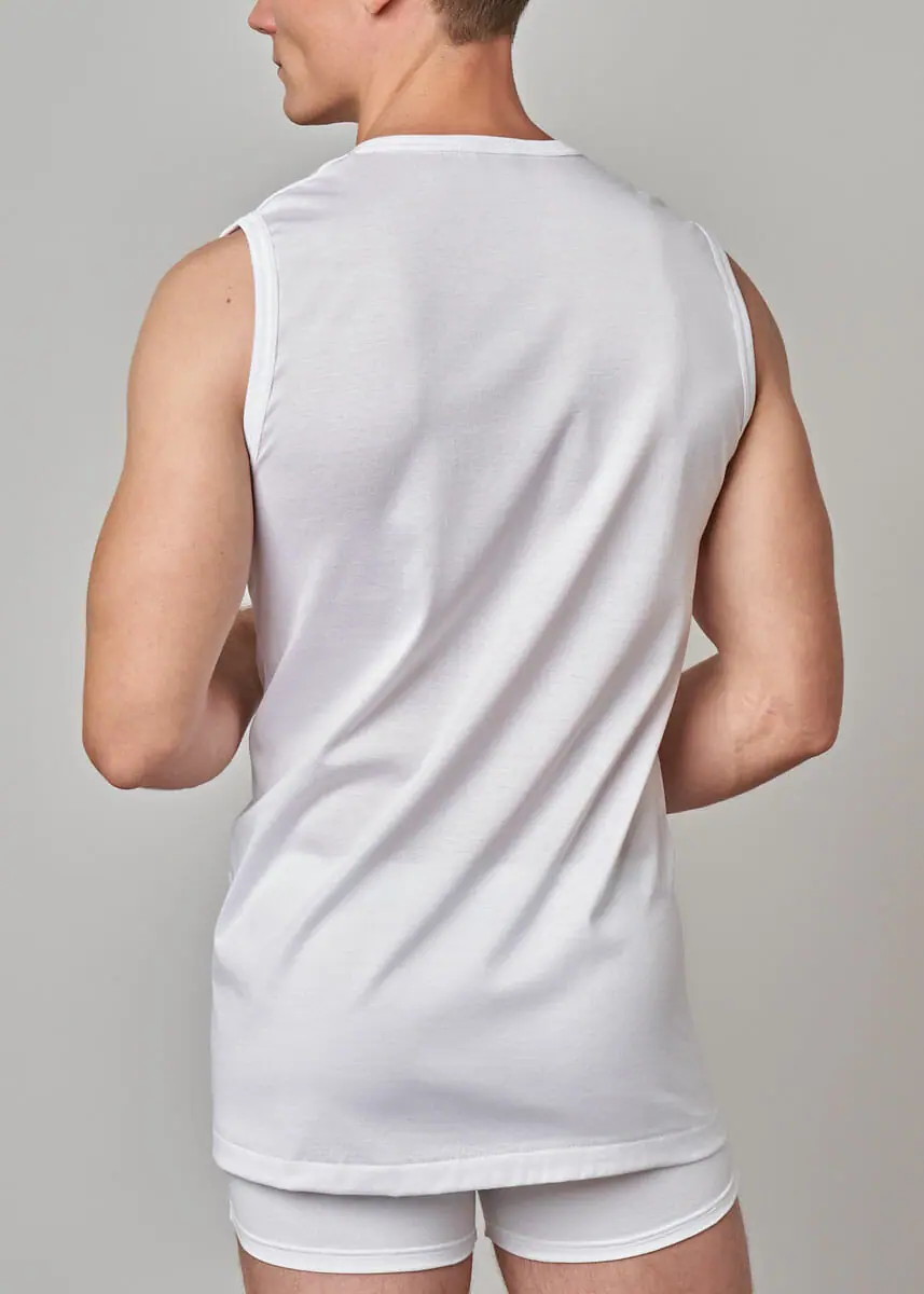 511-261 Maglia uomo smanicato girocollo - immagine 7