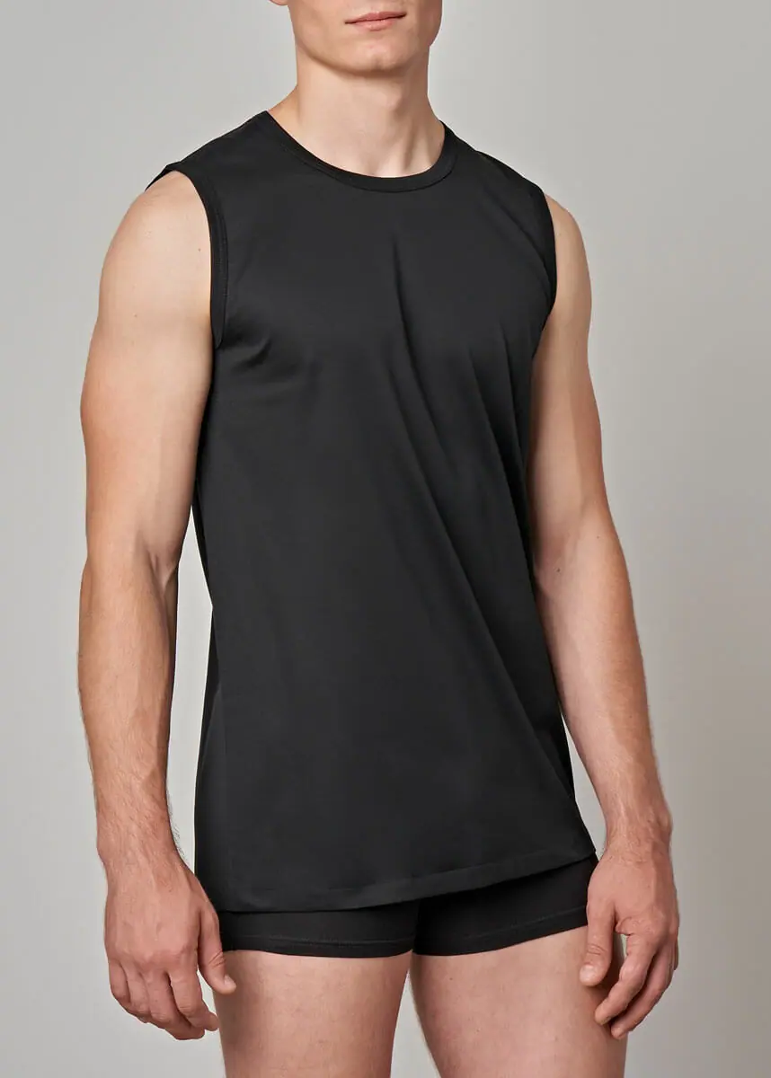 511-261 Maglia uomo smanicato girocollo - immagine 5