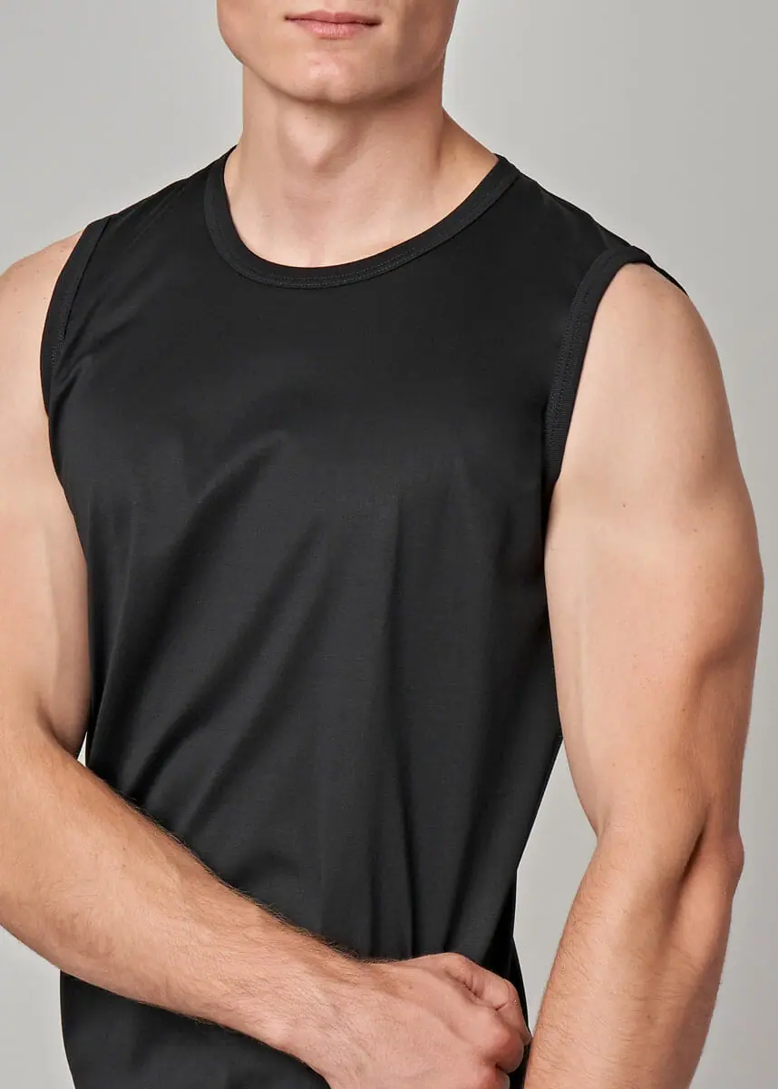 511-261 Maglia uomo smanicato girocollo - immagine 4