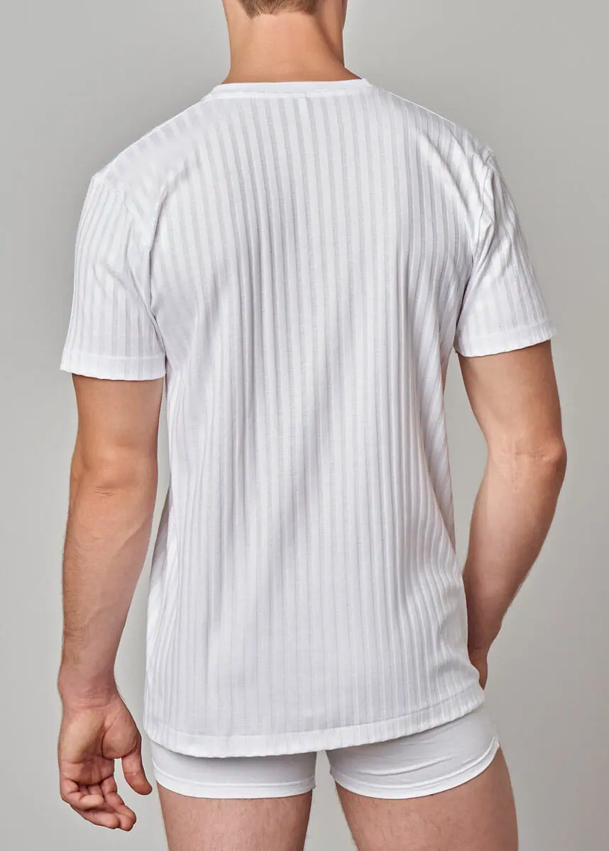 513-281 Maglia uomo manica corta scollo V - immagine 7