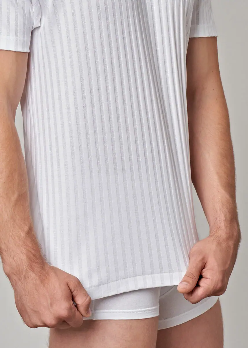 513-281 Maglia uomo manica corta scollo V - immagine 6