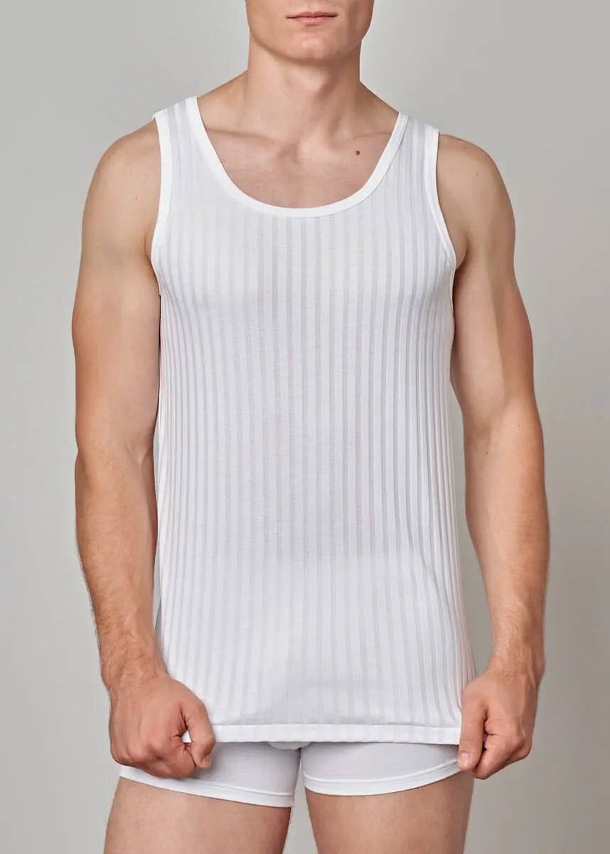 532-281 Canotta uomo spalla larga