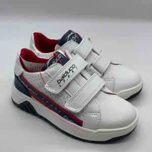 BALDUCCI SPORT - Sneakers bianca con dettagli rossi e blu