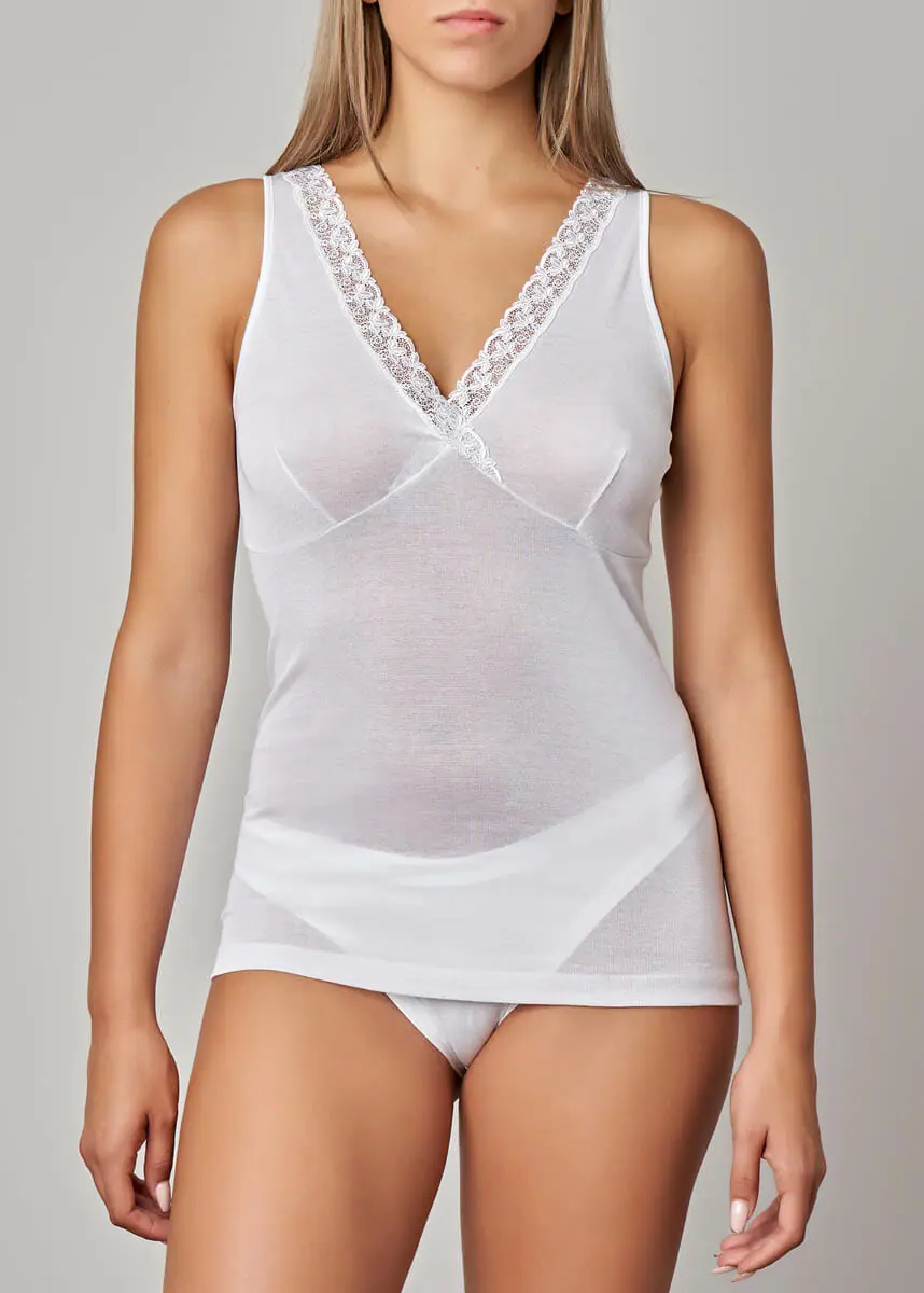 565 – 280/6 Canotta donna spalla larga con forma seno - immagine 4