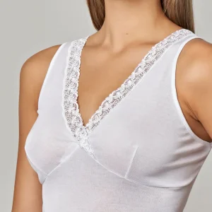 565 – 280/6 Canotta donna spalla larga con forma seno