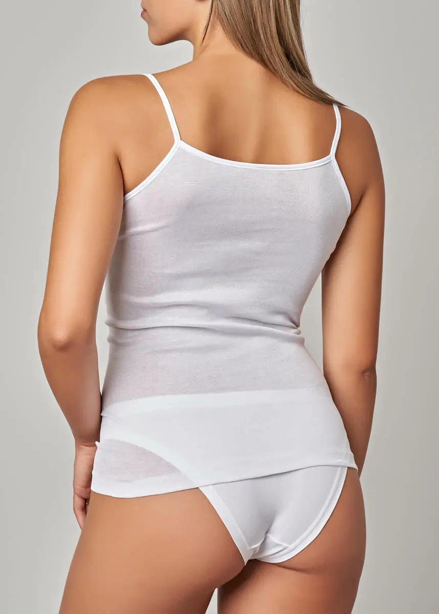 566 – 280/6 Canotta donna spalla stretta con forma seno - immagine 3