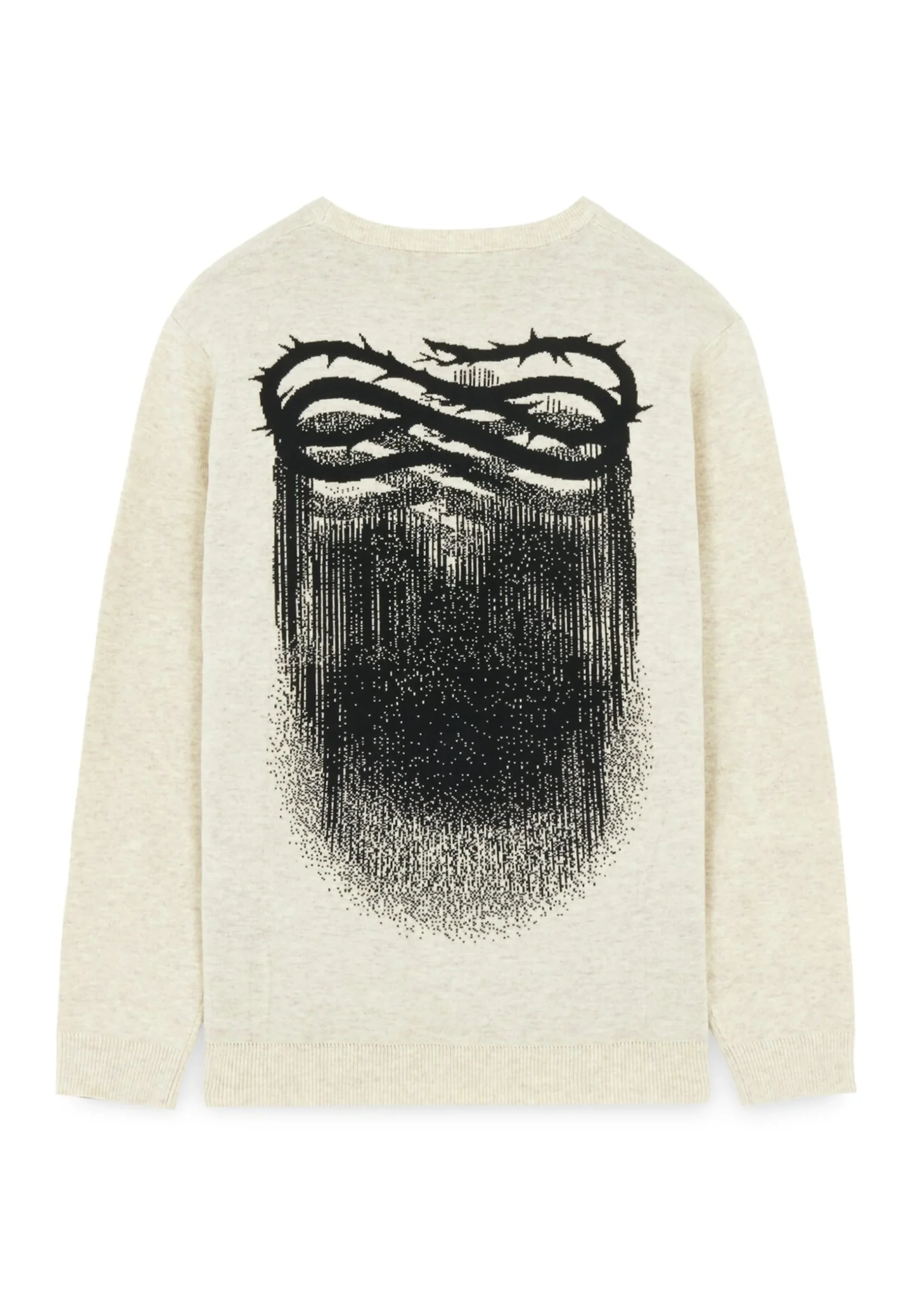 Maglione PROPAGANDA sweater Ribs Crown jacquard bone - immagine 2
