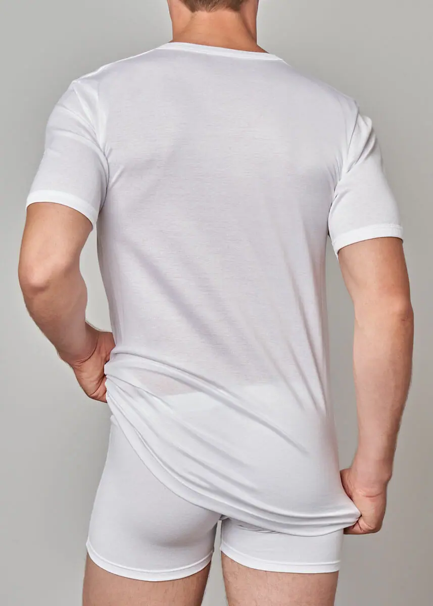 588-261 Maglia uomo manica corta scollo V - immagine 6