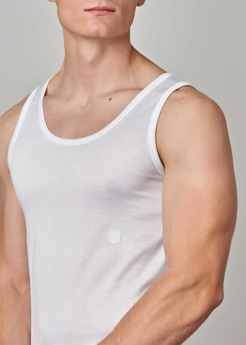 594-261 Canotta uomo spalla larga