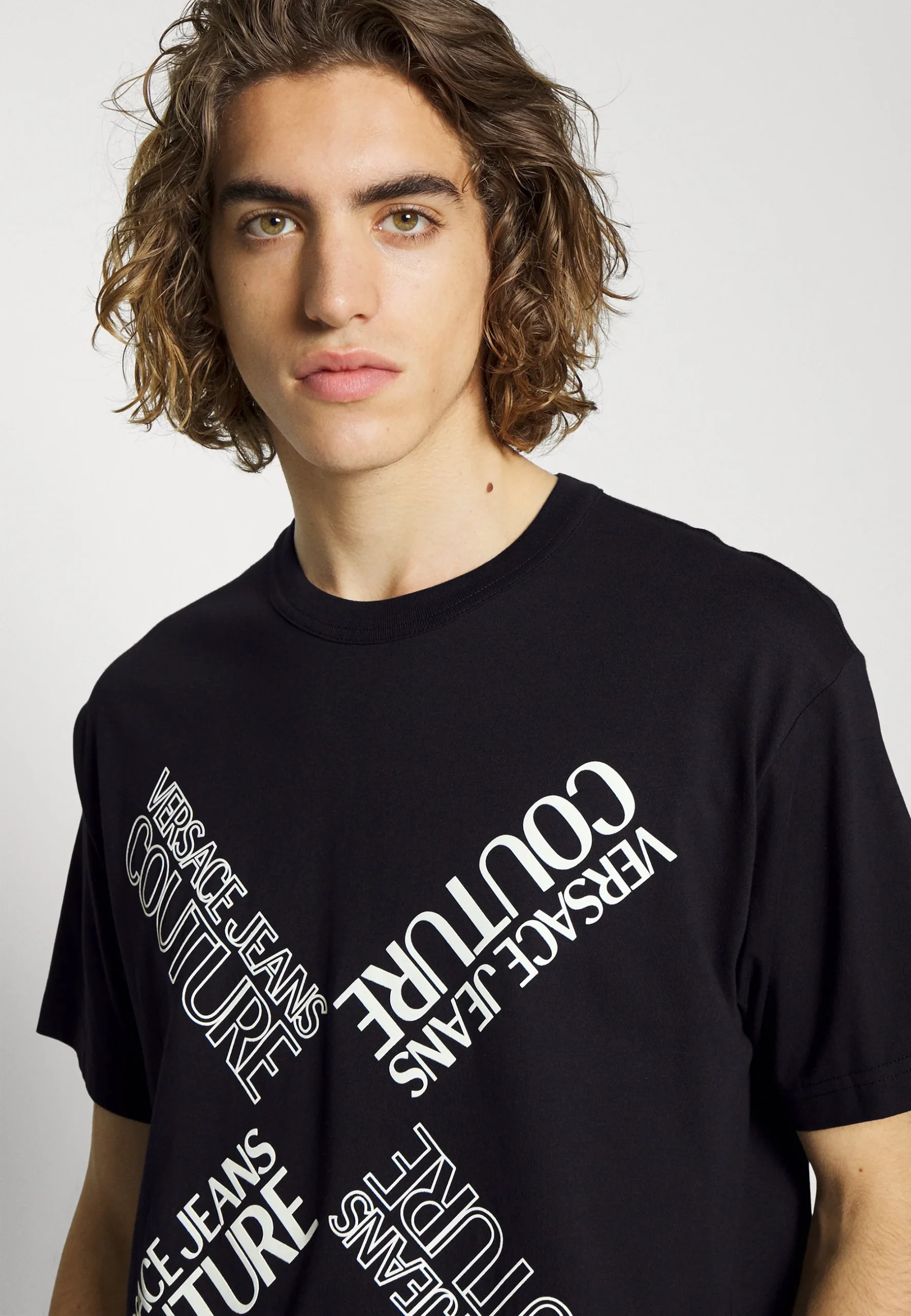 T-shirt VERSACE JEANS COUTURE nera - immagine 4