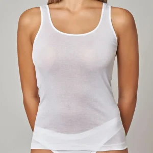 617 – 734 Canotta donna spalla larga liscia