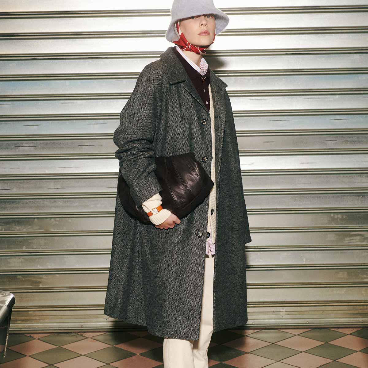 Cappotto ROBE DI KAPPA patch logo grigio - immagine 3