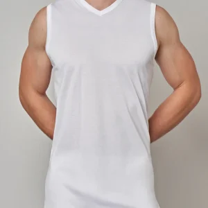 627 – 261 Maglia uomo smanicato scollo V