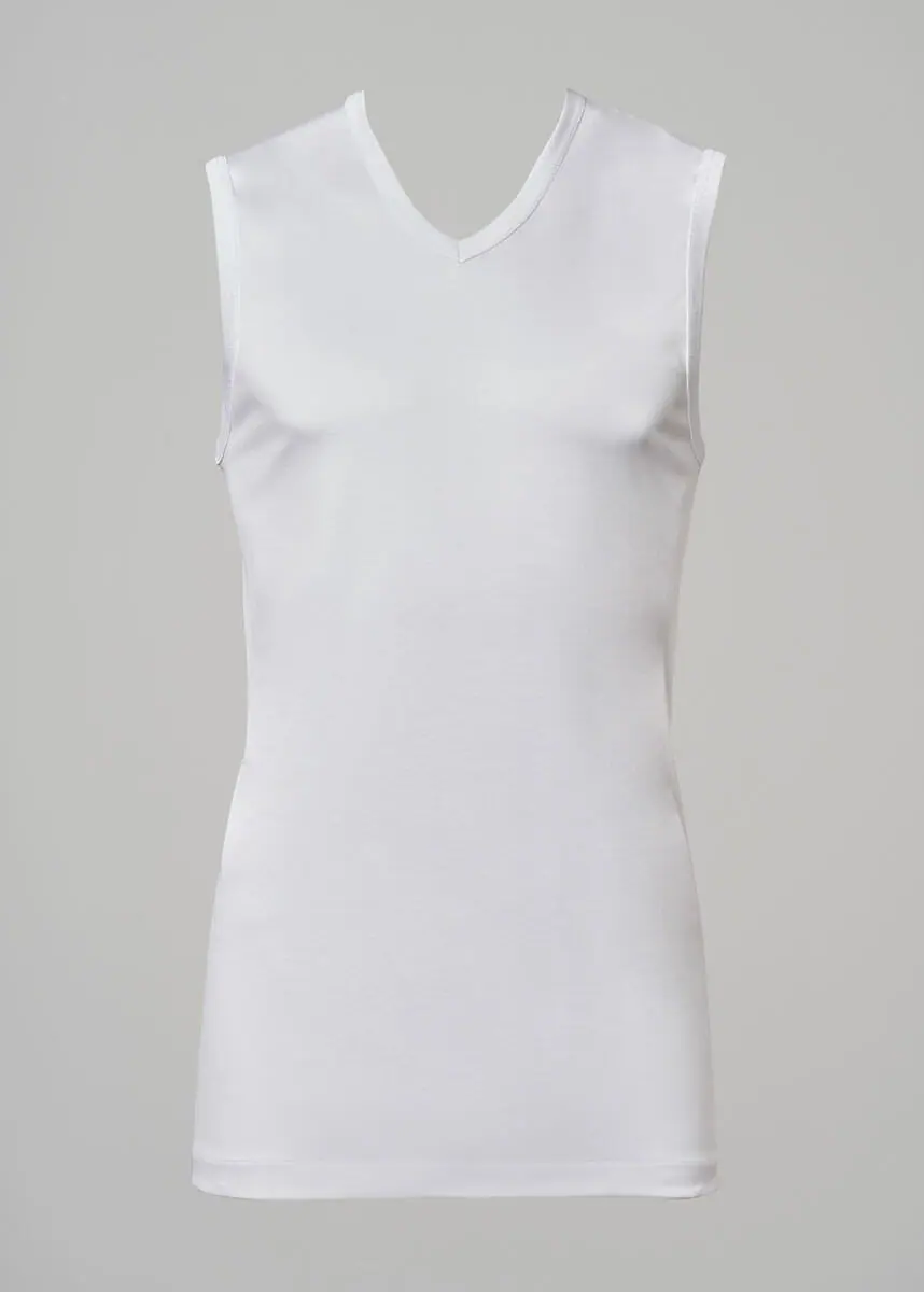 627 – 261 Maglia uomo smanicato scollo V - immagine 5