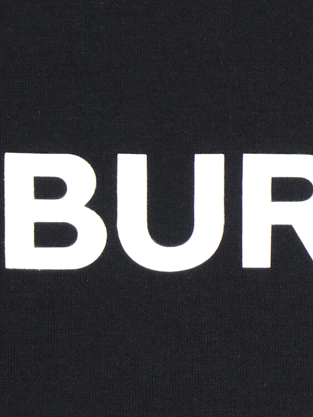 T-shirt BURBERRY logo oversize nera - immagine 7