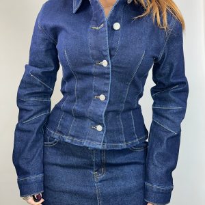 CAMICIA AVVITATA IN JEANS