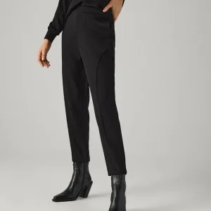 Pantalone stile jogger semplice nero
