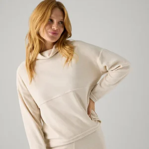 Maglione dolcevita tinta unita color avorio