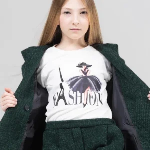 JANICE - T-shirt manica lunga con stampa bambina