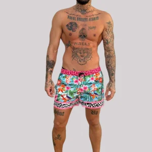 Costume 4GIVENESS boxer pink flamingo