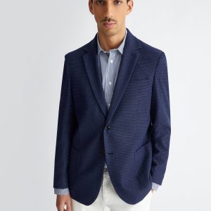 LIU-JO UOMO - Blazer blu con tasche uomo