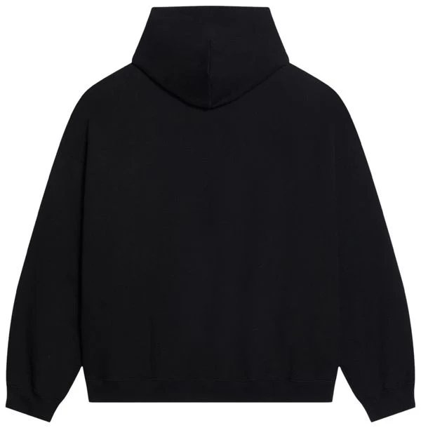 Felpa unisex BALENCIAGA oversized University logo East 1917 nera - immagine 3