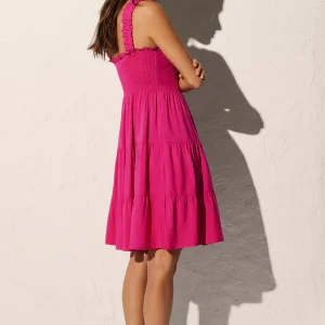 ABITO CORTO DA SPIAGGIA FUCSIA
