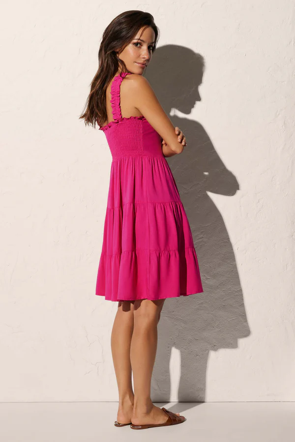 ABITO CORTO DA SPIAGGIA FUCSIA