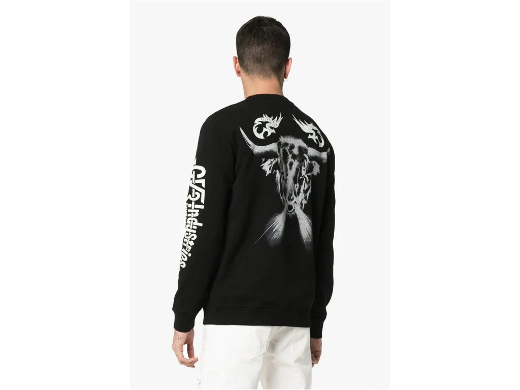 Felpa GIVENCHY con stampa nera - immagine 5