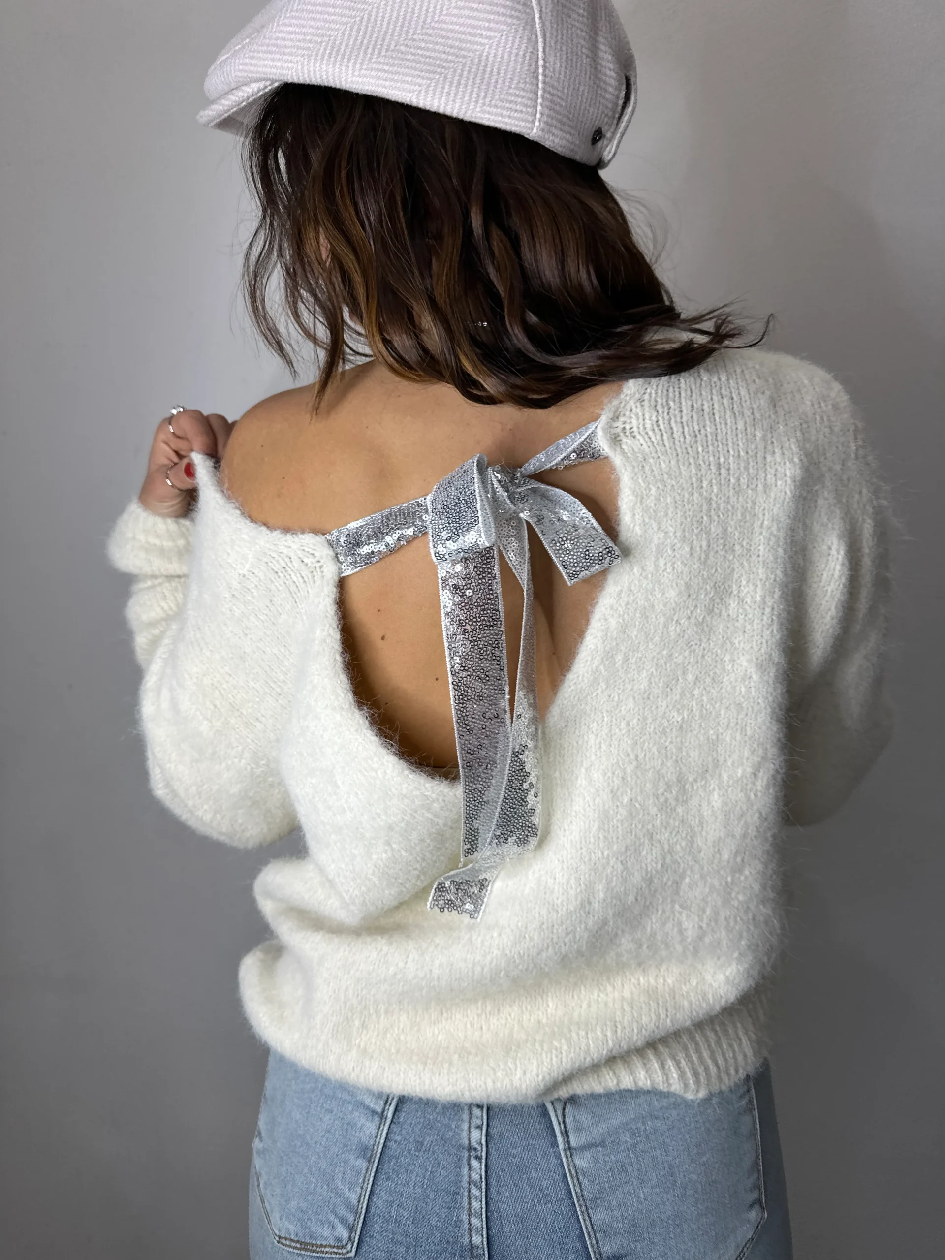 PULL FIOCCO ARGENTO - immagine 2
