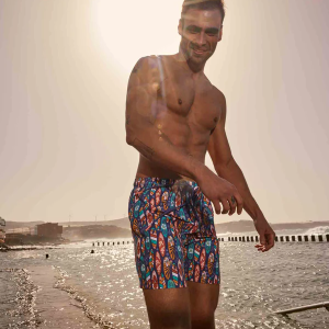 COSTUME DA BAGNO CON STAMPA DI TAVOLE DA SURF