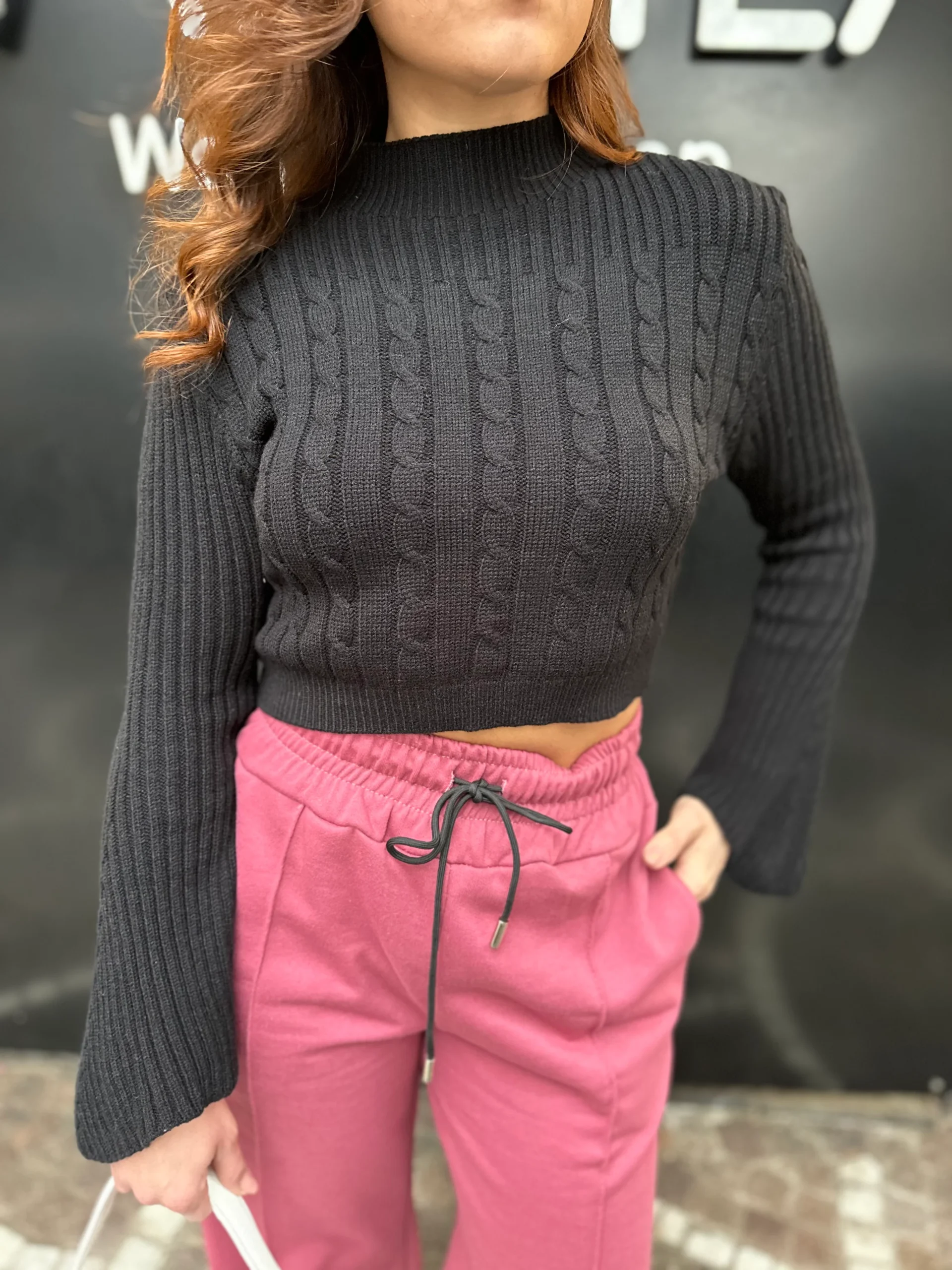 MAGLIONCINO CROPP TRECCINE - immagine 3