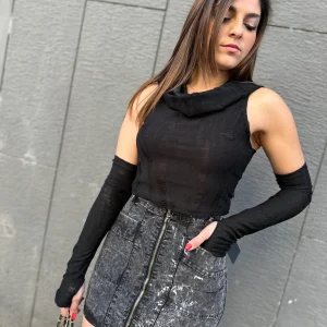MAGLIA CAPPUCCIO E GUANTI