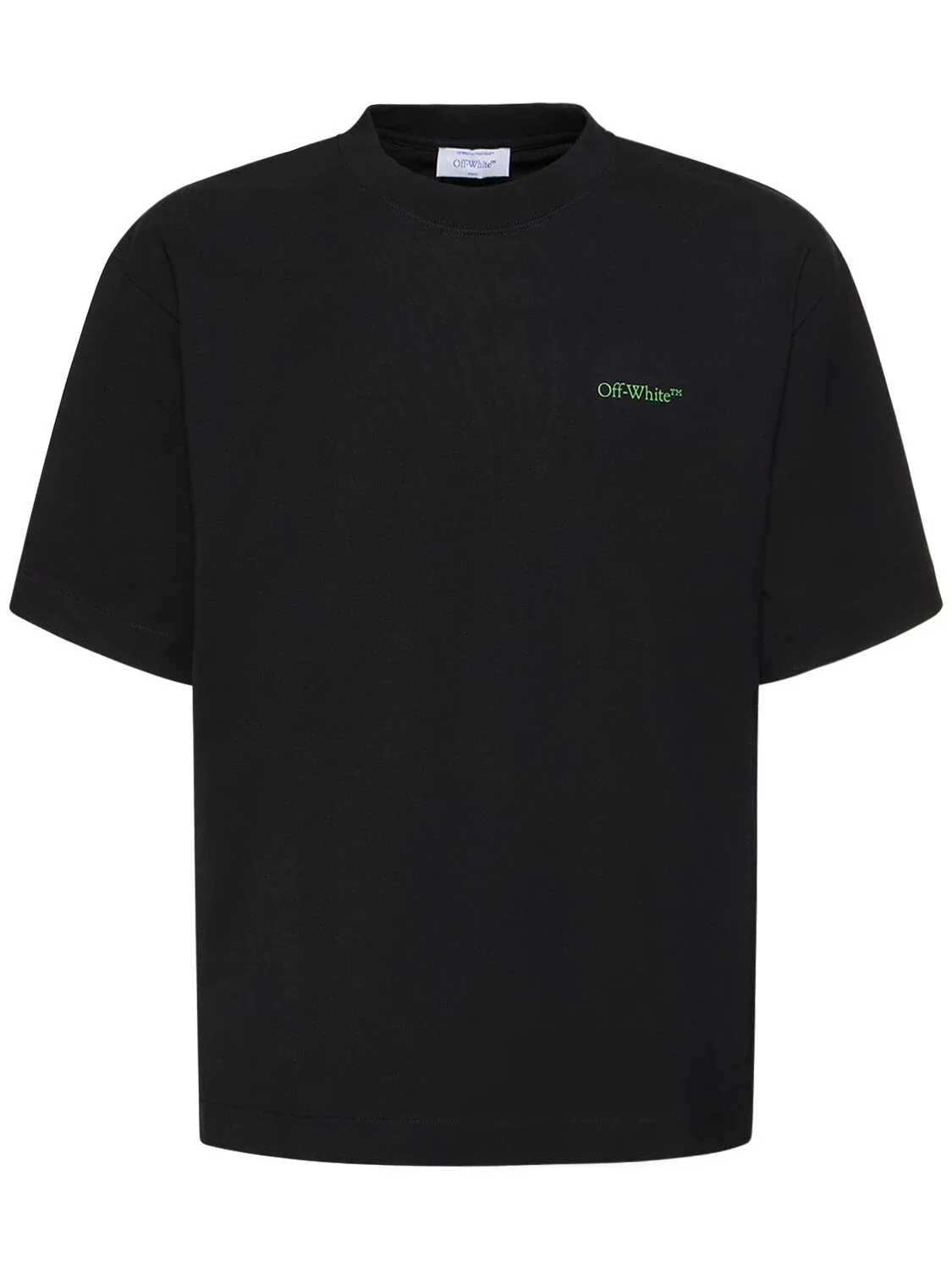 T-shirt OFF-WHITE stampa Moon Cam Arrow Skate oversize nera - immagine 3