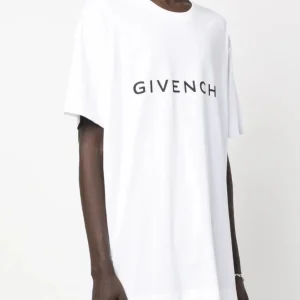 T-shirt GIVENCHY logo Archetype oversized fit bianca