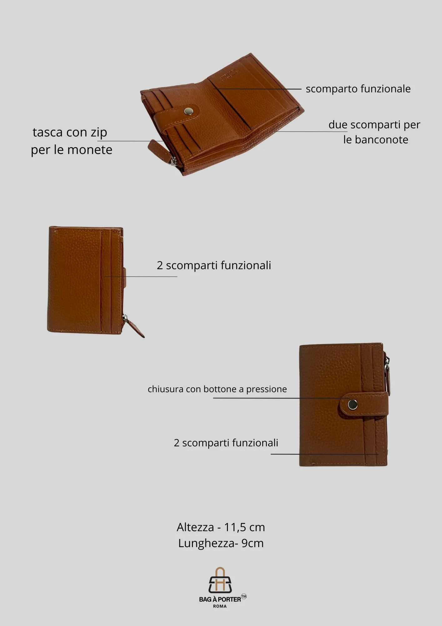 CLIP portacarte di pelle - immagine 6