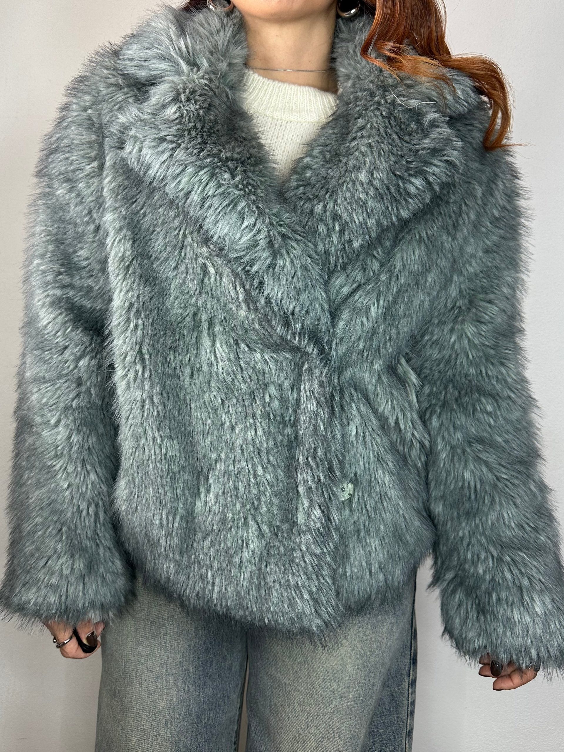 PELLICCIA DOPPIOPETTO VERDE - immagine 4