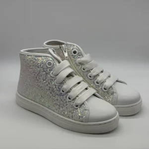 LAURA BIAGIOTTI LOVE - Sneakers interamente brillantinata con logo