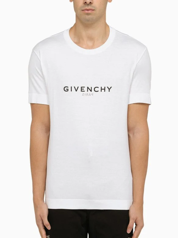 T-shirt GIVENCHY logo reverse bianca - immagine 2