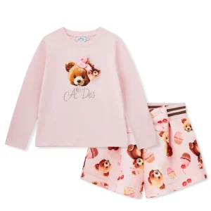 A-DEE - SET COMPLETO - T-shirt e short bambina