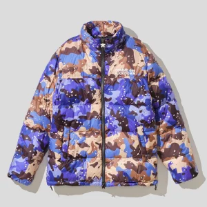 Giubbino imbottito COMME des FUCKDOWN in nylon camouflage