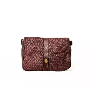 IRIS MEDIA borsa in pelle vintage