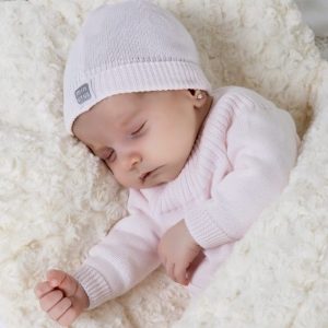 Cappellino Neonato in tricot 100% Cotone