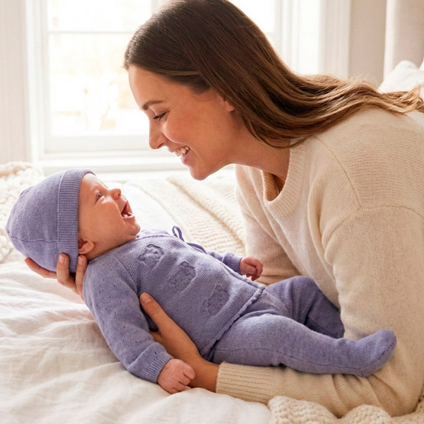 Completo 3 pezzi ghettina e maglia neonato 100% cotone