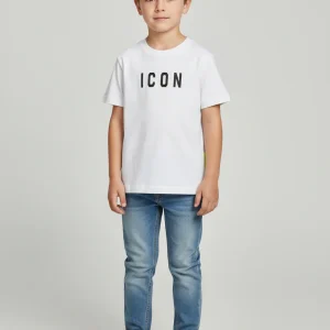 ICON - T-shirt bianca bambino