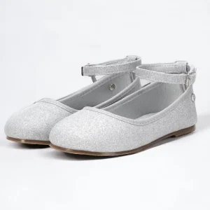 XTI - MEMORY FOAM - Ballerina argento glitter bambina