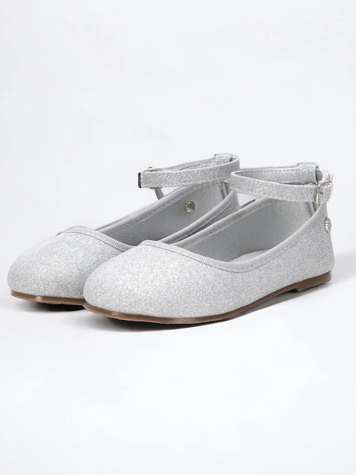 XTI - MEMORY FOAM - Ballerina argento glitter bambina - immagine 2