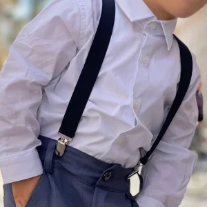 NEVER TOO - Camicia bianca in cotone bambino