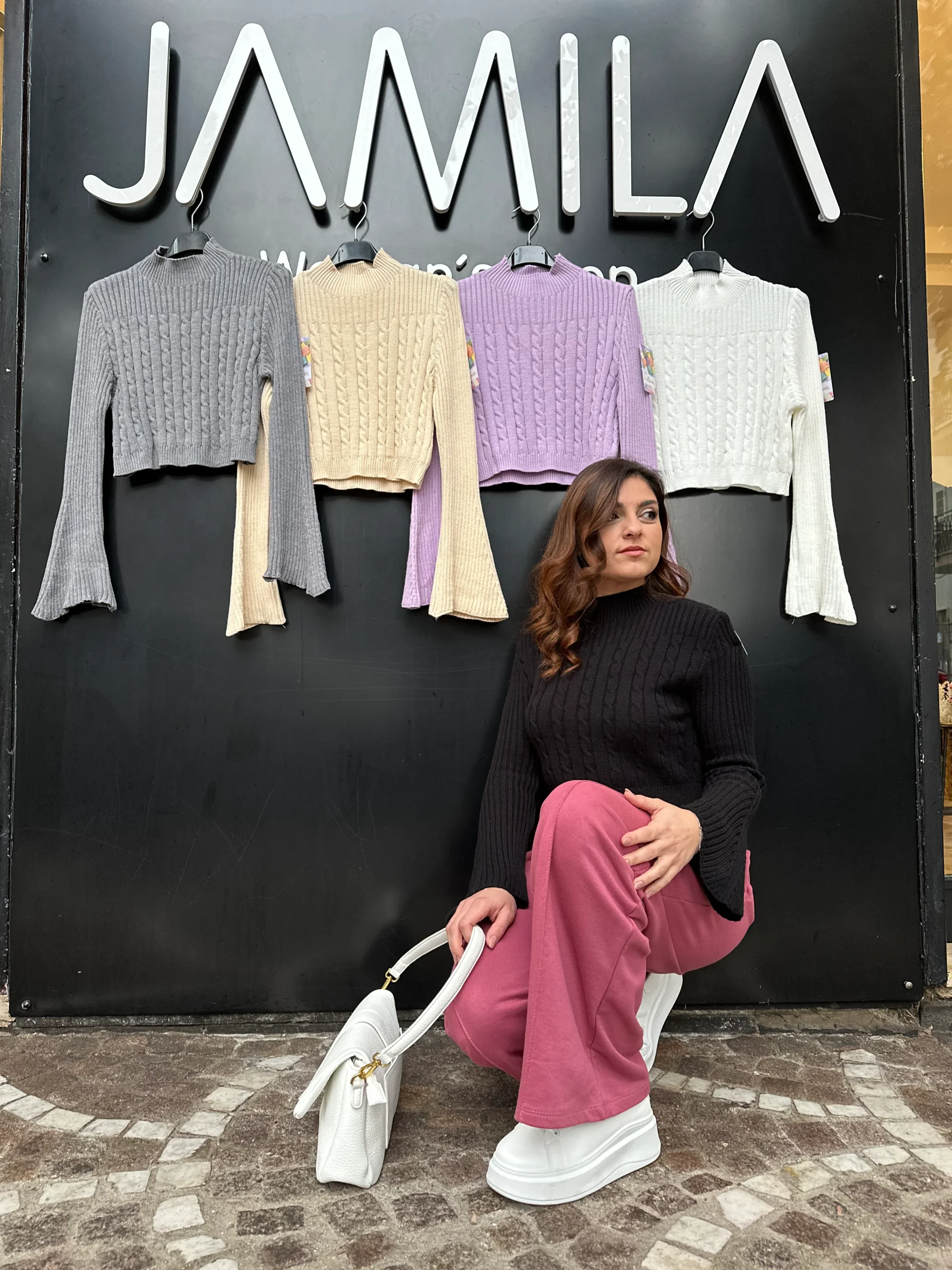 MAGLIONCINO CROPP TRECCINE - immagine 4