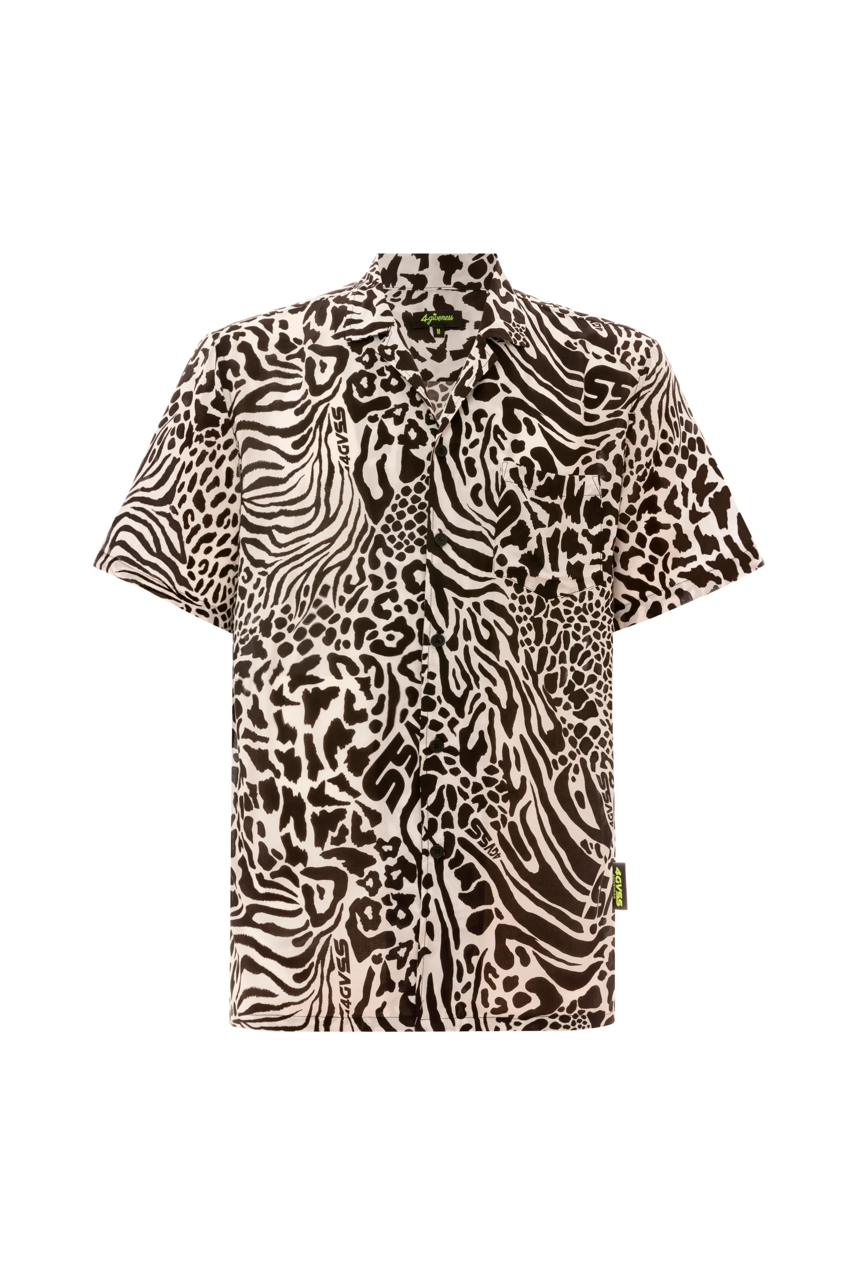 Completo mare 4GIVENESS camicia + boxer zebrato - immagine 5